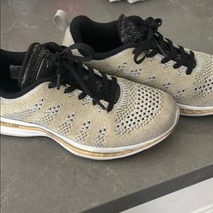 lululemon athletica Shoes - Perfect Lululemon APLs gold, silver and black! lululemon athletica Shoes - Perfect Lululemon APLs gold, silver and black!